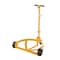 Vestil Steel Low Profile Drum Dolly W/ Mold On Rubber Casters, 21-5/8" x 31-5/8" x 37-5/8", 1200 Lb Cap, Yel LO-DC-MR - alternate 2